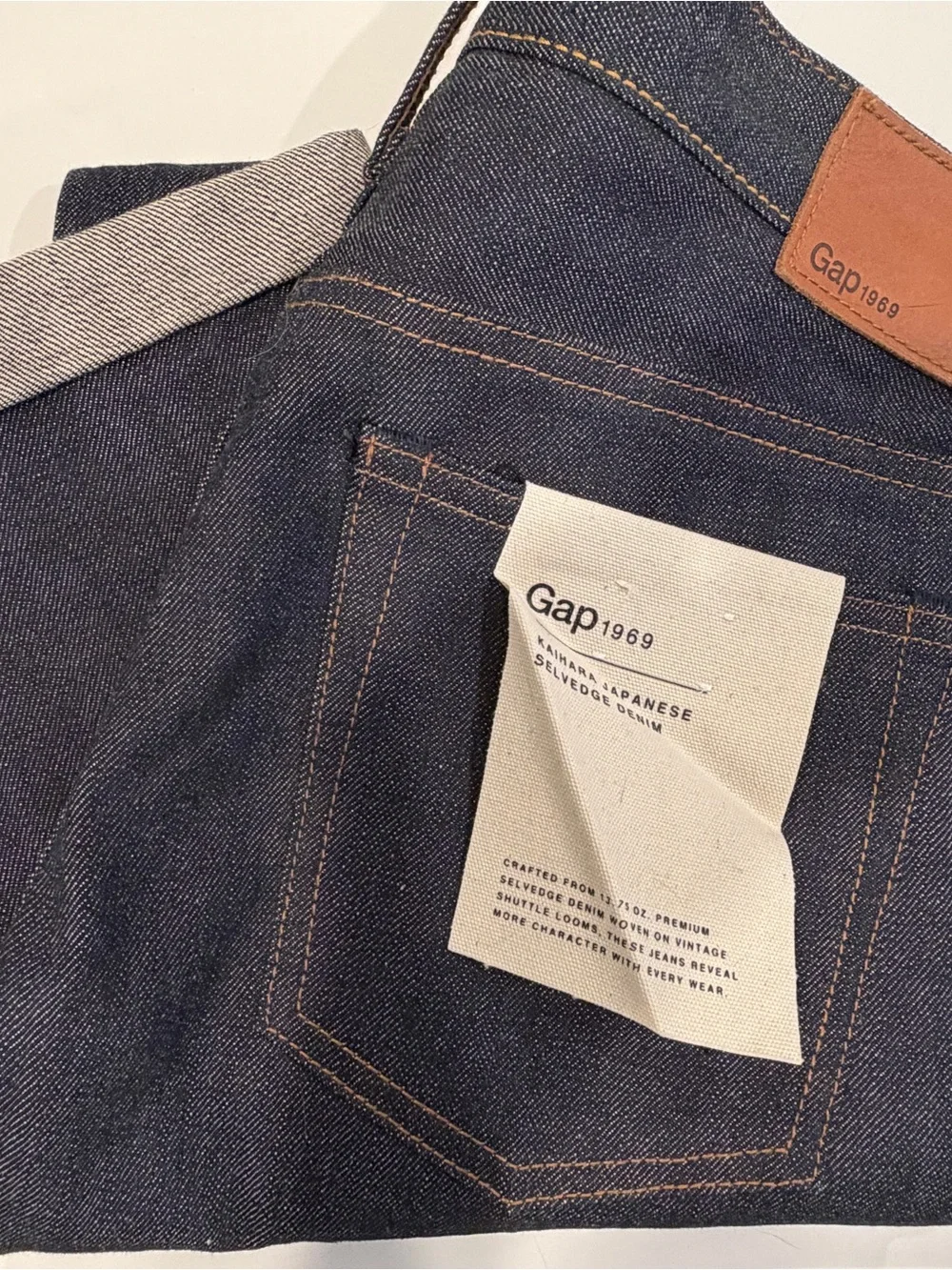 NEW NWT GAP Vintage Kaihara Japanese Selvedge Denim 28 x 30 Slim RARE